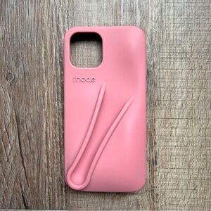 RHODE Pink Silicone Phone Case